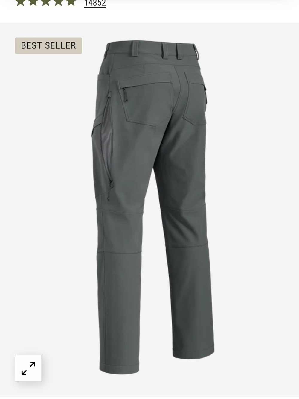 KUIU Men's attack pants Cargo 38 color stone - Picture 2 of 9